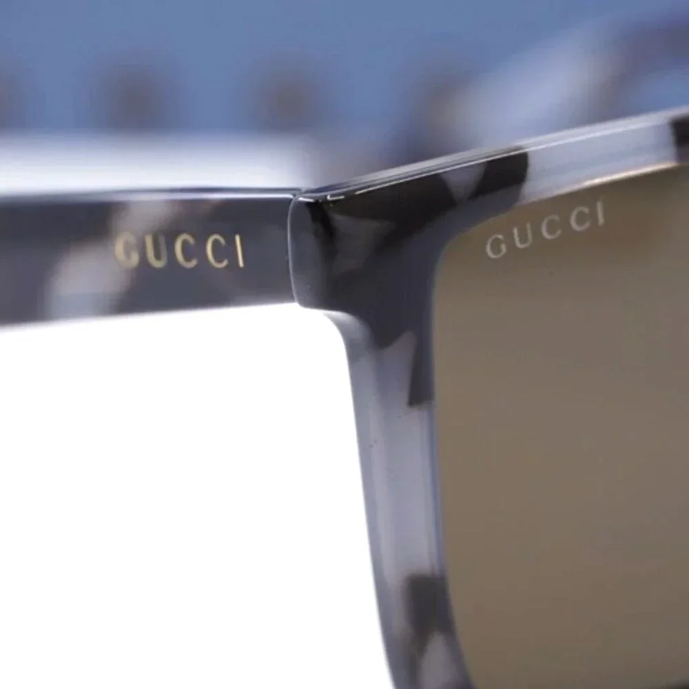 NWT Gucci GG1540S-005 Grey Square 55mm Sunglasses - Picture 4 of 8